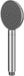 IVY Douchekop Rond 9 cm Satin Spray - Chroom