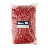 D.RECT - Rubberen banden, zak van 1 kg, diameter 120 mm, breed, 2 mm rubberen ring, banden voor huishouden, werk, kantoor, herbruikbaar, duurzaam, stabiel, rood