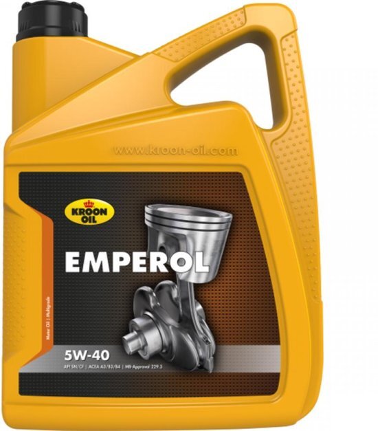 Kroon Oil Motorolie Synthetisch Emperol 5w-40 5 Liter