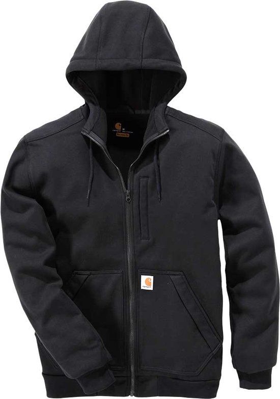 Carhartt Wind Fighter Hooded Sweatvest - Men - Black - Size L (fits like XL)