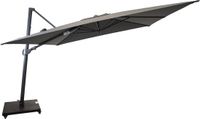 Monaco parasol suspendu 300x300 cm anthracite/gris/noir Polyester/Aluminium