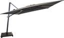 Monaco parasol suspendu 300x300 cm anthracite/gris/noir Polyester/Aluminium