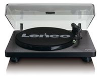 Lenco L-30BK Platine - Noir - Entraînement par courroie - Semi-automatique - USB