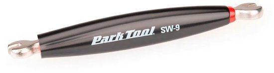 Park Tool SW-9 Dubbelzijdige Spaaksleutel Zwart 3.23/3.45 mm