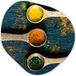 MuchoWow Organische Wanddecoratie - 60x60 cm - Organisch Schilderij - Forex - Multicolor