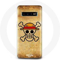 Maniacase Hoesje voor Samsung Galaxy S10 One Piece Manga schedel
