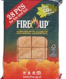 Fire-Up Barbecue aanmaakblokjes - 28x - reukloos - niet giftig - BBQ blokjes - kampvuur/vuurkorf