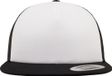 Flexfit Foam Trucker with White Front blk/wht/blk one size Trucker pet - Zwart/Wit