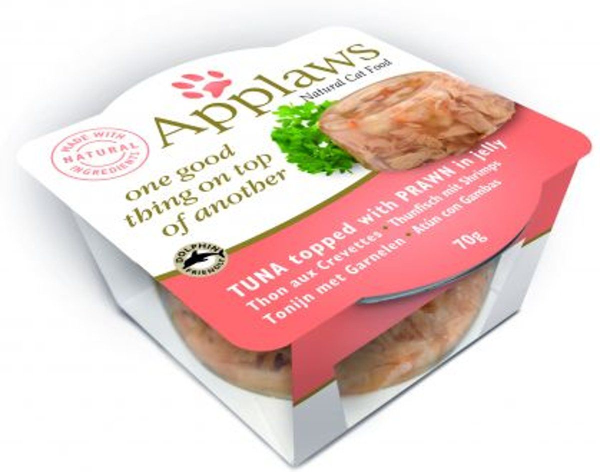 Applaws cat layer pot tuna / prawn 12 x 70 gr