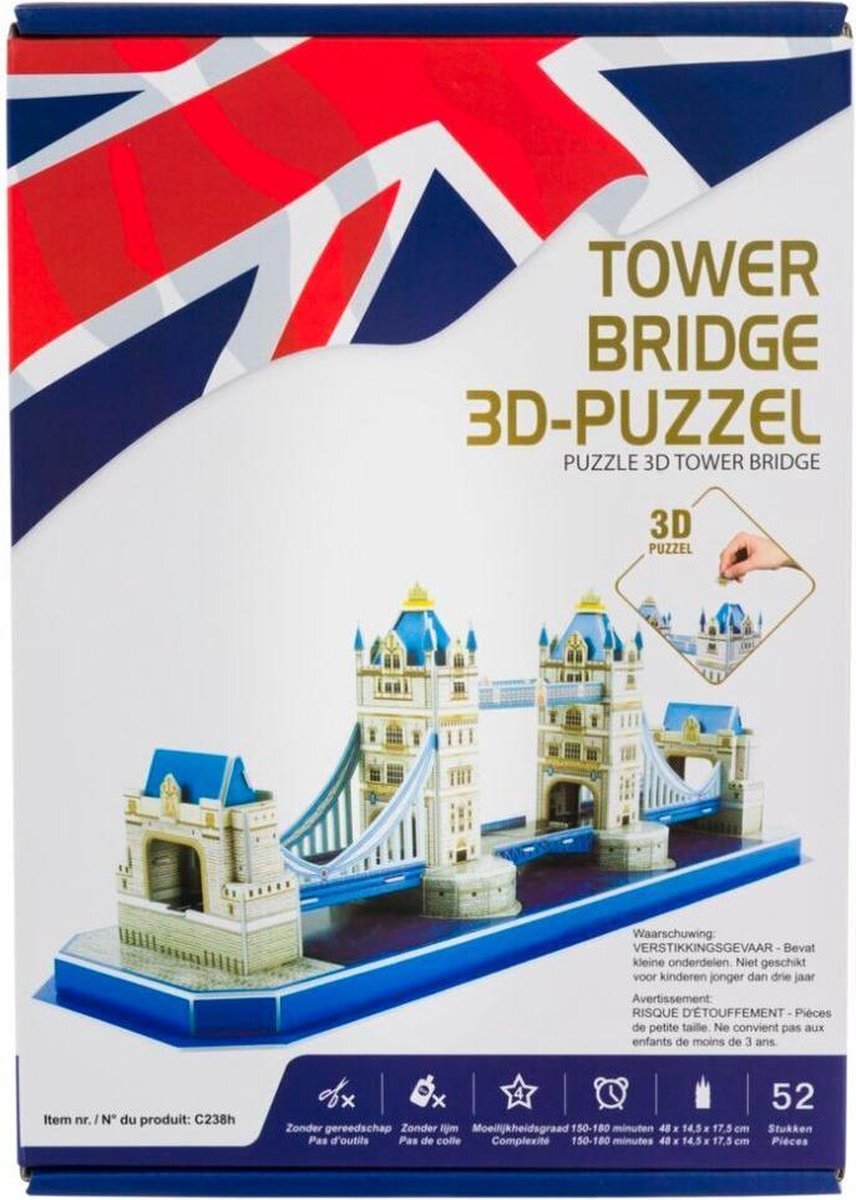 EVORA Tower Bridge 3D-puzzel