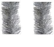 Kaemingk B.V. Guirlandes de Noël - 4 pièces - Argent - Feuille métallique - 270 cm
