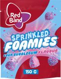 Red Band Sprinkled Foamies Sour Bubblegum 10x150g