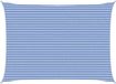 vidaXL Voile d'ombrage rectangulaire 5 x 6 m HDPE bleu et blanc