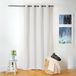 HomeMaison Thermogordijn in gekrulde stijl Ecru Polyester