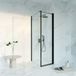 FortiFura Galeria Douchecabine - 60x80x200 cm - Veiligheidsglas - Antikalk - Mat Zwart