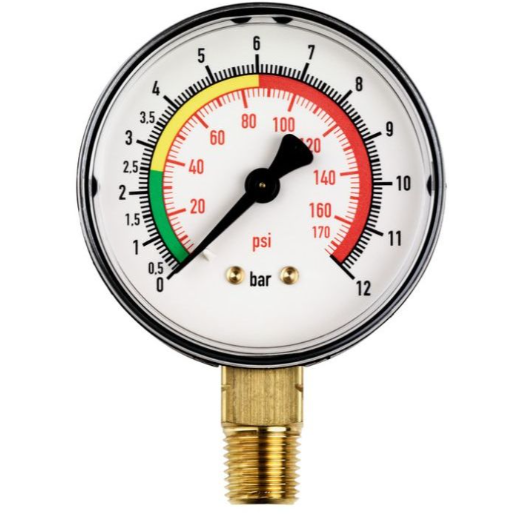 Metabo accessoires Metabo Manometer bandenvuller RD 63 R 1/4 0-12 bar