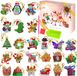 oCreon Adventskalender 2023 pour Enfants - Kits de Porte-clés DIY Diamond Painting en 24 Parties