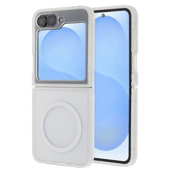 imoshion Color Guard Backcover met MagSafe voor de Samsung Galaxy Z Flip 7 FE - Wit