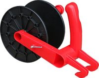 Mini Hofman Haspel Euro tot ca. 300 m draad Black/Red