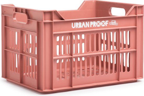 Urban Proof Recycled Fietskrat - 30 L - Warmroze