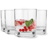 Glasmark KROSNO 1992 waterglas, drinkglas, 260 ml, robuust glas, vaatwasmachinebestendig, glanzend, transparant