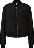 QS s.Oliver QS Indoor-Jacke Vrouwen Zwart Polyester Regular Fit Lange Mouw Effen 38