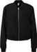 QS s.Oliver QS Indoor-Jacke Vrouwen Zwart Polyester Regular Fit Lange Mouw Effen 38