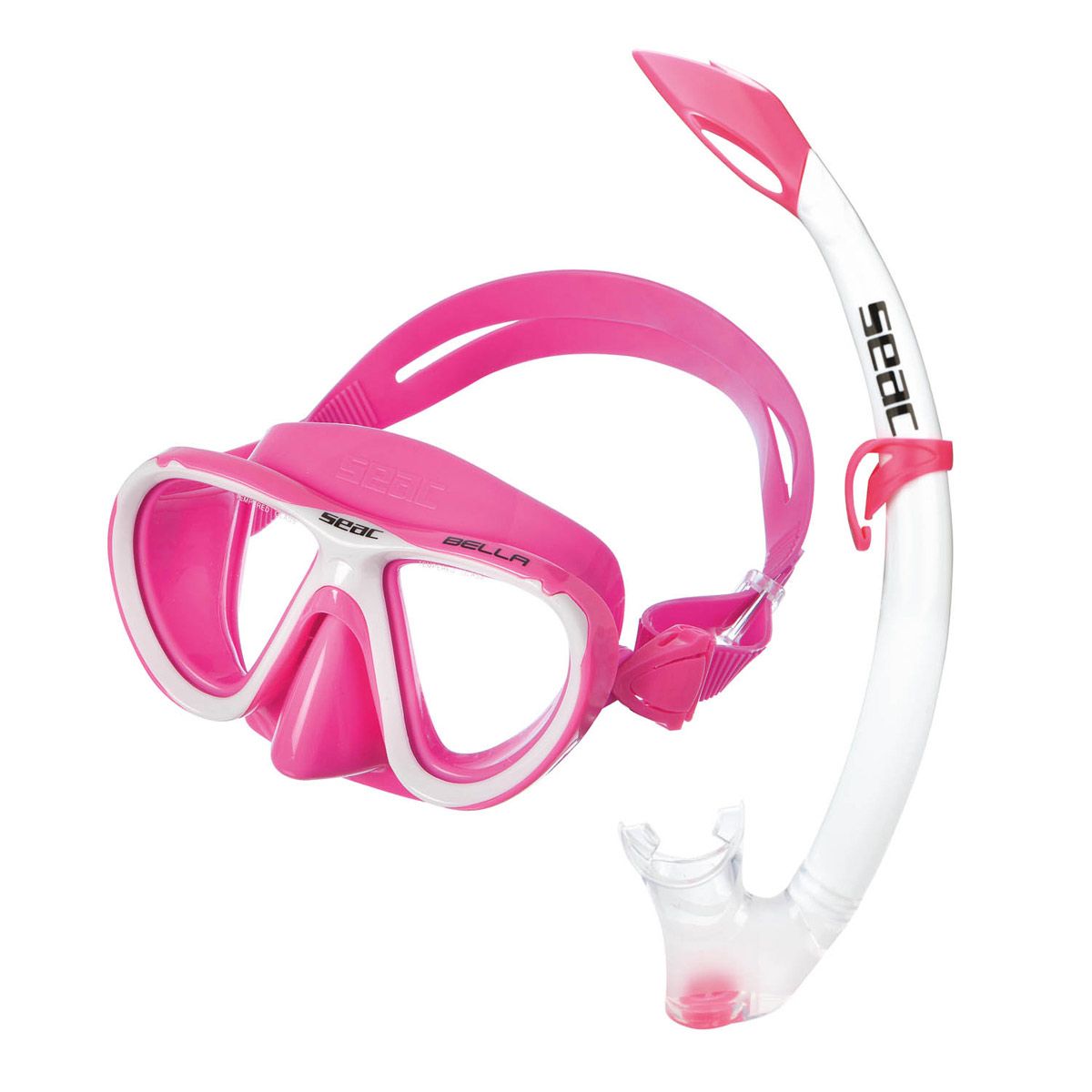 Seac Bella - Duikbril - Roze, Transparant - 8002908395198