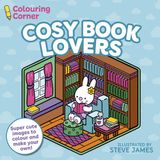 Colouring Corner: Colouring Corner: Cosy Book Lovers