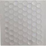 Icecat 64 butées de protection rondes 12x3,5 mm transparentes