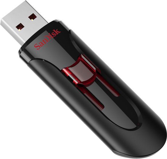 SanDisk Cruzer Glide 3.0 - USB Stick - 16GB - Zwart