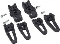 Vaude tashaken Step Adjust Hook Oversized Black (2 stuks)
