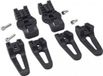 Vaude tashaken Step Adjust Hook Oversized Black (2 stuks)
