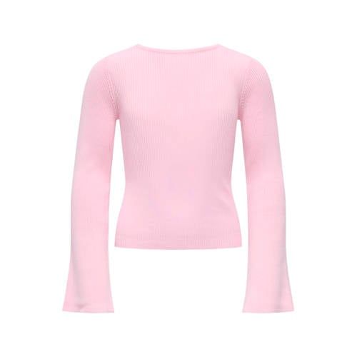 ONLY KIDS ONLY GIRL gebreide top - lichtroze