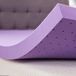 Protège-matelas 3 pouces mousse de gel, grand lit, violet