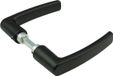 Ami Poignée de porte 332/125 modèle bloc lourd noir DD 63/67mm