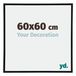 Your Decoration Cadre photo 60x60 cm Plastique Noir Brillant Annecy