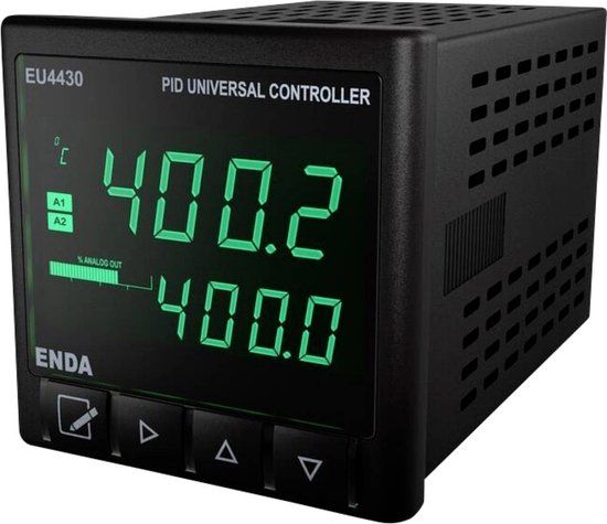 Enda EU4430-230 PID Universele regelaar Pt100, J, K, L, T, S, R SSR, Relais 10 A (b x h) 48 mm x 48 mm