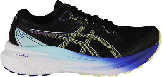 ASICS Gel-Kayano 30 Hardloopschoenen Dames Zwart/Geel Maat 37
