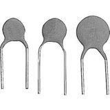 RICHWELL Keramische condensator Radiaal bedraad 3.3 nF 500 V/DC 80 % (Ø x h) 7.1 mm x 3.5 mm 1 stuk(s) Bulk