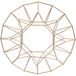 Creativ Company Metalen Hangende Bal 28 cm Koper