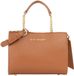 Valentino Hira Shopping Bag Cuoio Handtas Schoudertas Bruin