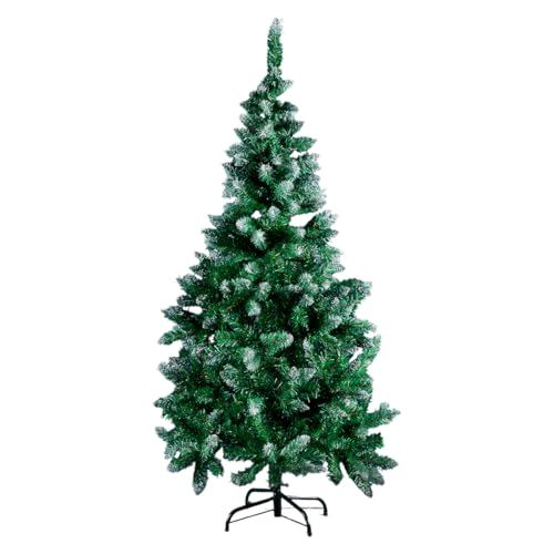 Arti Casa Kunstkerstboom 150 cm - Spar voor Kerst met Kerstboomstandaard - Kerstboom Kunststof - Kerstdecoratie voor Binnen - Kerstboom met Sneeuw - Groen