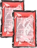Marque non spécifiée Sachet de poudre de couleur Holi - 2x - rouge - 100 grammes
