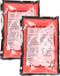 Marque non spécifiée Sachet de poudre de couleur Holi - 2x - rouge - 100 grammes