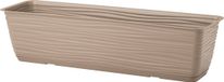 Form Plastic Plantenbak Balustrade - kunststof - beige - L80 x B17 x H14 cm