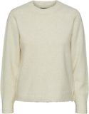 PIECES - PCJANITA LS O-NECK KNIT NOOS BC - Dames - Gebreide truien