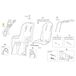 Thule TH1500052477 - Harnas voor stoel, veelkleurig, One Size