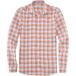 OLYMP Level Five Smart Casual Body Fit Linnen Overhemd zalm, Ruit