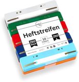 perfect line - 250 nietstrips PP (10x25), recyclebaar plastic, gemaakt in Duitsland